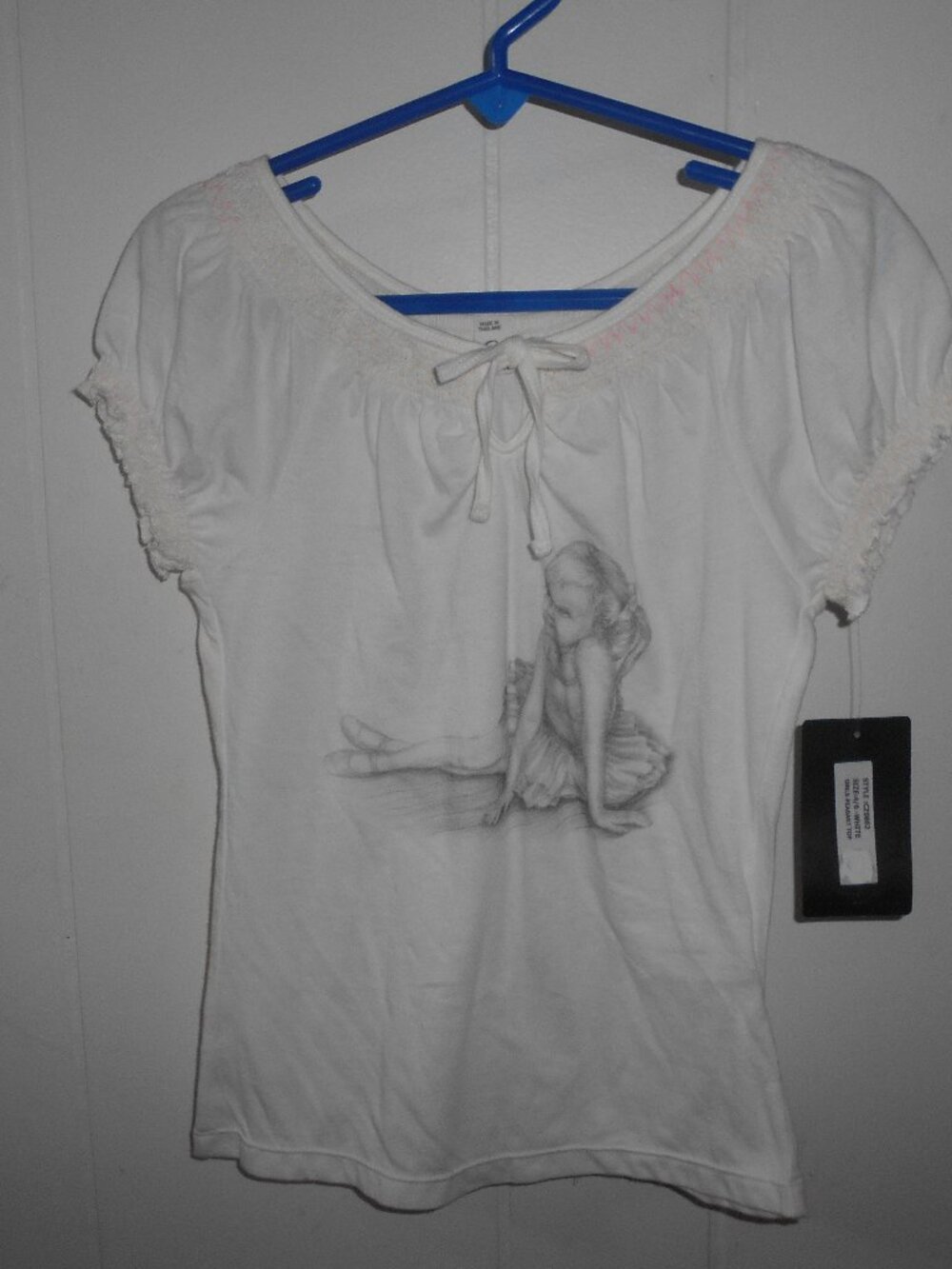 Bloch Ballet Shirt Child 4/6- NWTag
